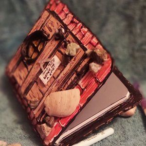 Fairy Insprired Diary/Journal *HandCrafted* One of a kind!!